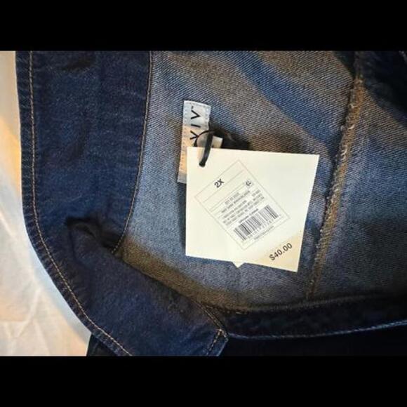NWT Ava & Viv Denim Dress, 2XL - Picture 7 of 7